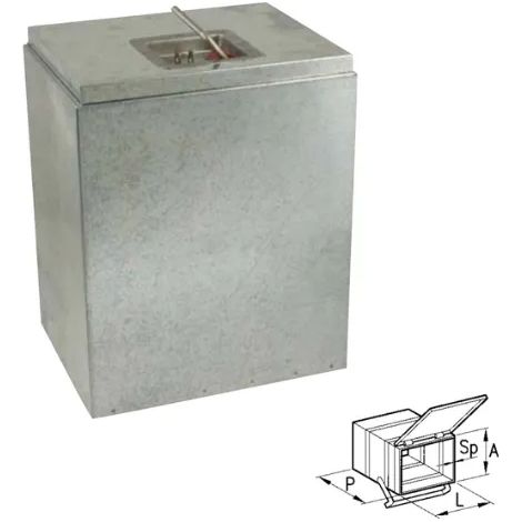 Cassetta porta-attrezzi in lamiera mignon e leggero Cermag - Leggero (1/2)