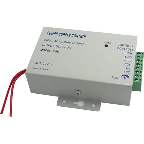 AC 110-240V à DC12v 3A 36w Alimentation Power Supply Control pour Système de Contrôle d'accès à la Porte Alimentation-LIAIKI (1/5)