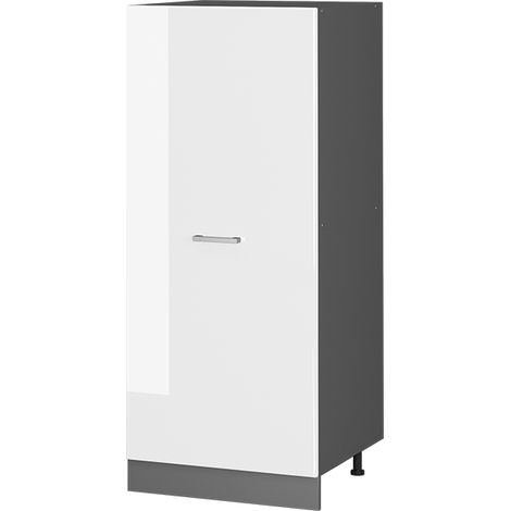 Mobile cucina dispensa R-Line, Bianco lucido, 60 cm, Vicco