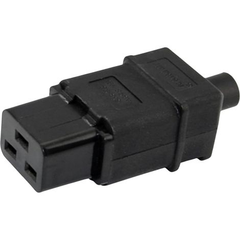 IEC320 C19 Adaptateur secteur CA 16 A/250 V IEC C19 femelle 3 broches Adaptateur prise IEC mâle Montage Adaptateur amovible PDU PSU UPS Power Connector (1/5)