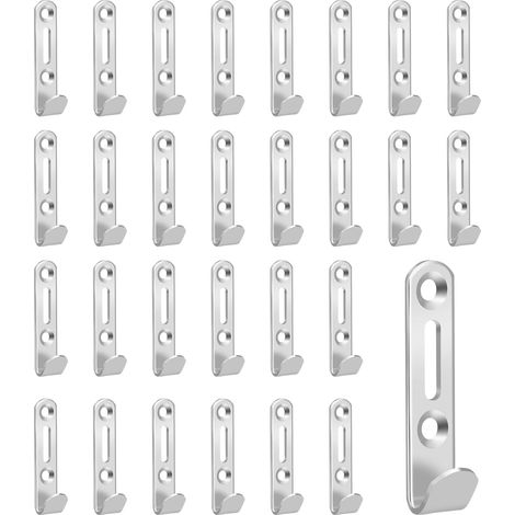 30er Set Planenhaken 54x12mm Metall Anhängerhaken Planenspanner zur Sicherung von Planen Anhänger Anhängernetze (1/5)