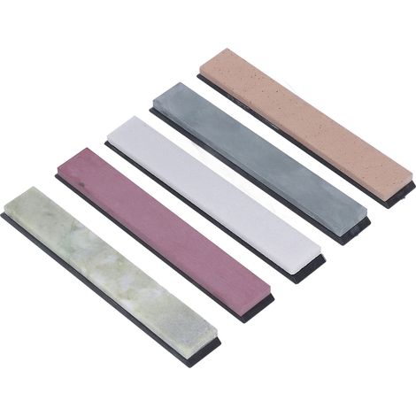 Pierre à aiguiser à eau, grains 1000, 3000, 5000, 8000 et 10000, pour couteaux de cuisine, ciseaux et burins (lot de 5). (1/5)