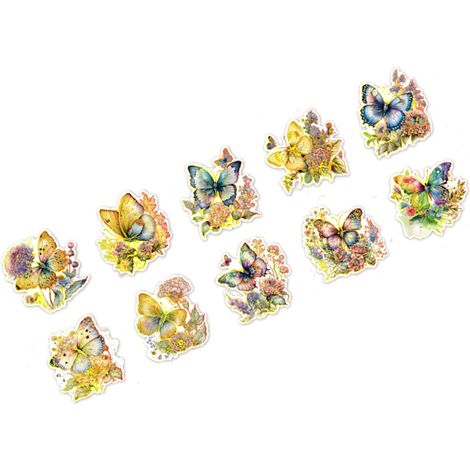 30 autocollants de scrapbooking vintage, finition métallisée, pour la création de votre album de scrapbooking. (1/5)