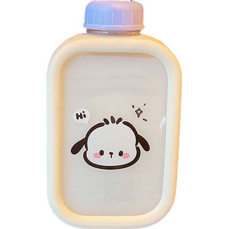 Leichte, auslaufsichere Trinkflasche für Studenten mit Schultergurt – Praktische, tragbare Trinkflasche (1/5)