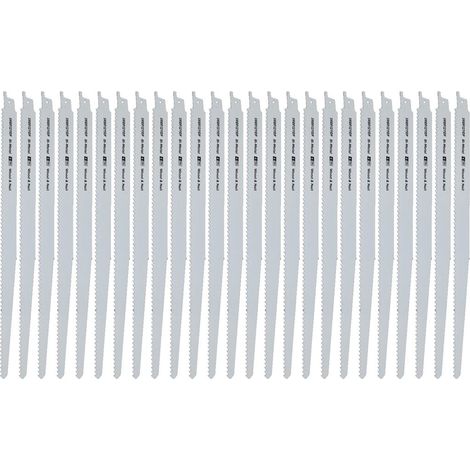 Reciprocating Saw Blade Wood &amp Nail 300mm 6tpi Bi Metal Pack of 25 (1/2)