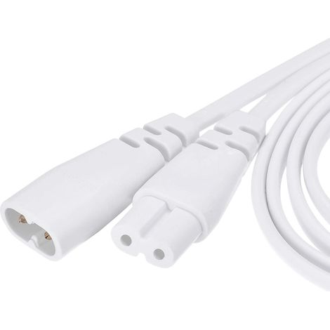T5 T8 LED Tube Connecteur Câble 2 Broche 50CM Mâle à Femelle Extension Cordon pour LED Integré Lumière Tube Paquet de 4 (1/5)