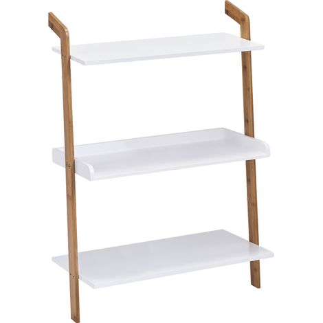 Organizer 3 Ripiani in Bamboo/MDF Bianco (1/2)