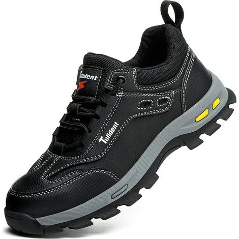 Chaussures de sécurité homme embout acier anti-perforation respirantes antidérapantes bottes de travail tactiques résistantes à l'usure taille 44 (1/5)