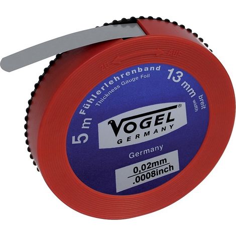 ROLLO FLEJE CALIBRADO 0.15 - 0 .006 mm/inch VOGEL 455015
