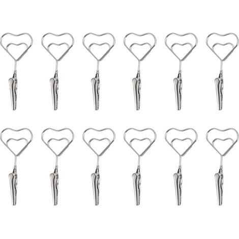 Pince à pince robuste, base large en spirale, multifonctionnelle, en acier inoxydable de qualité supérieure, à double extrémité, légère, simple et pratique pour les mariages et le bureau. (1/3)