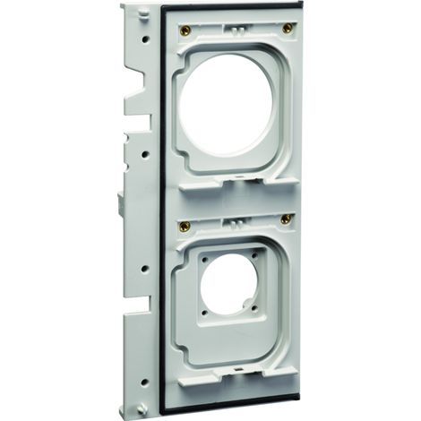 Witty pièce détachée - support prise M3M2 gris pour borne witty XEV1Rxx - HAGER XEVS117