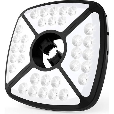 Rechargeable Parasol Light, 32 LED Parasol Light with 2 Brightness Modes, Adjustable Elastic Clip for Garden Umbrella (1/5)