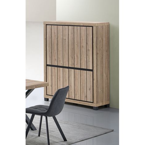 Buffet haut contemporain chêne summer Eluard