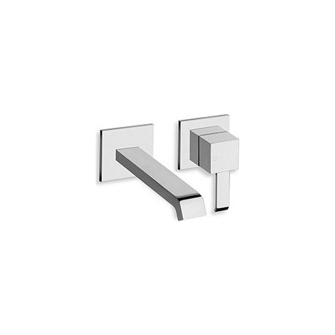 LAVABO MURAL QUADRI 2 TROUS SAILLIE 18 CM CHROME EX QM277 - CRISTINA ONDYNA QM25751 (1/2)