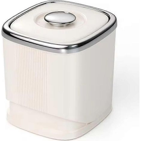 Riz seau aliments récipient temps Scale rotatif cuisine boîte de rangement verre doseur pour Oatmeal grain Cereal (1/5)