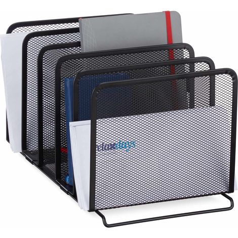 Catalogo colector en metal con 5 compartimentos