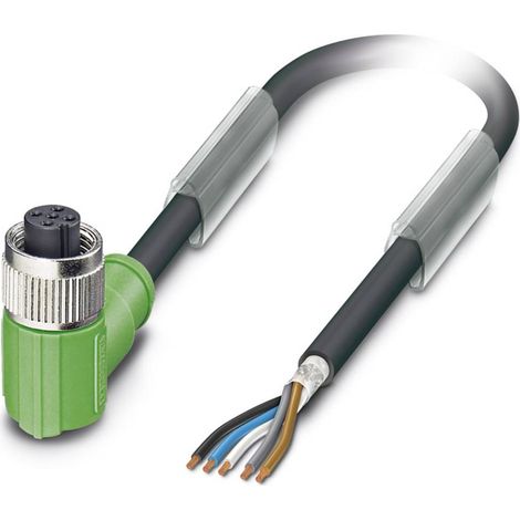 Câble pour capteurs/actionneurs Phoenix Contact SAC-5P-10,0-PVC/M12FR SH BK 1527757 Contenu: 1 pc(s) (1/2)