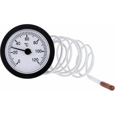 6cm Barbecue Extérieur Grill Fumoir Thermomètre en Acier Inoxydable, Fumeur de Barbecue Jauge de température, pièces de Rechange de Gril pour la Cuisson du Barbecue (1/5)