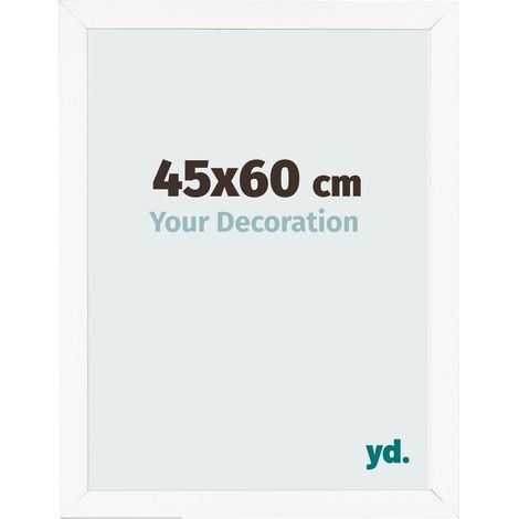 yd. - Cadre photo 45x60 - Blanc Mat - MDF - Bologna (1/5)
