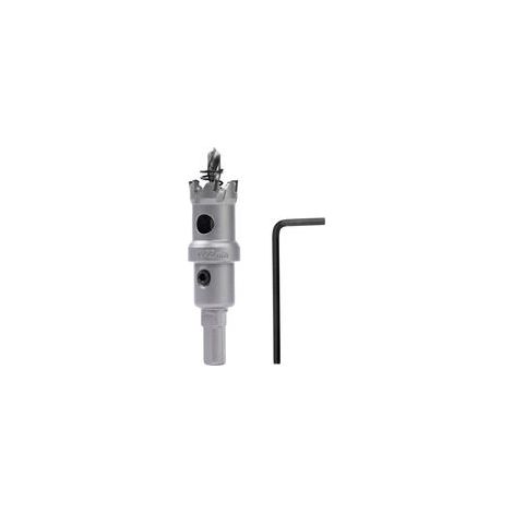 Scie cloche bimétallique – 22 mm, métal dur, robuste, qualité industrielle, pour métal, bois, acier inoxydable, plastique, cuivre (1/4)