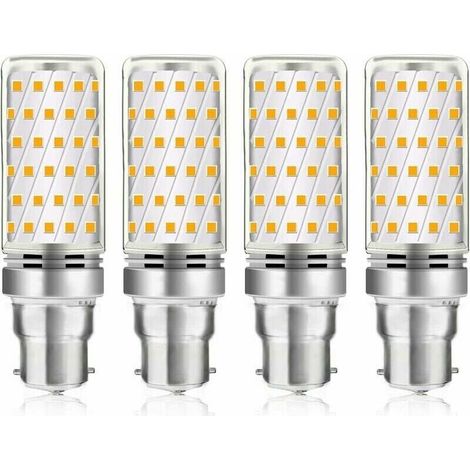 Ampoule LED Mais B22 16W Blanc Froid 6000K,Betterlife 1600LM, Équivalent Halogène B22 100W-120W, AC 230V, Ampoule B22 pour Garage/Studio, non-dimmable, lot de 4 [Classe énergétique A] (1/5)