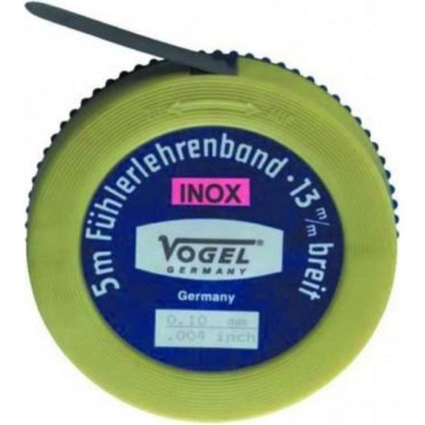 Rollo de fleje calibrado 5 metros x 13 mm Inox 0.1 Vogel
