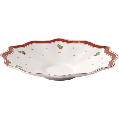 Toy's Delight Sous-tasse, 16,5 cm, Porcelaine, Blanc/Rouge (1/2)