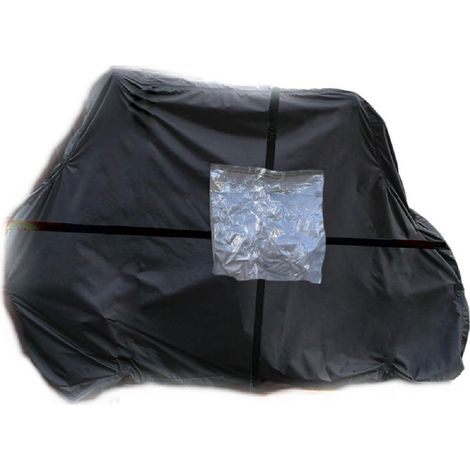 Housse de velo Taille XXL 343cm x 178cm compatible avec 2-3 Velos Plastique