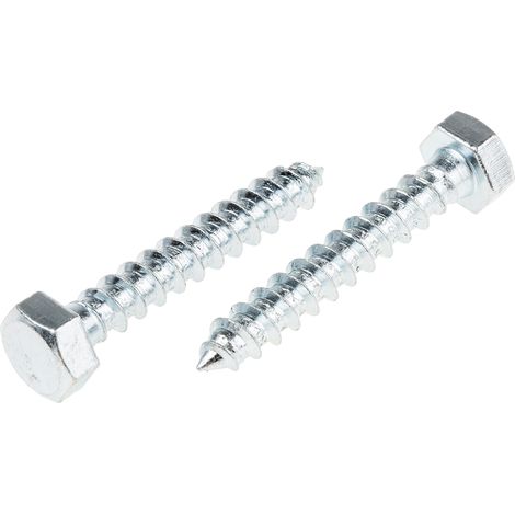 Vis tire-fond, 8mm x 50mm, en Acier, en Acier trempé ( Prix pour Sachet de 25 )