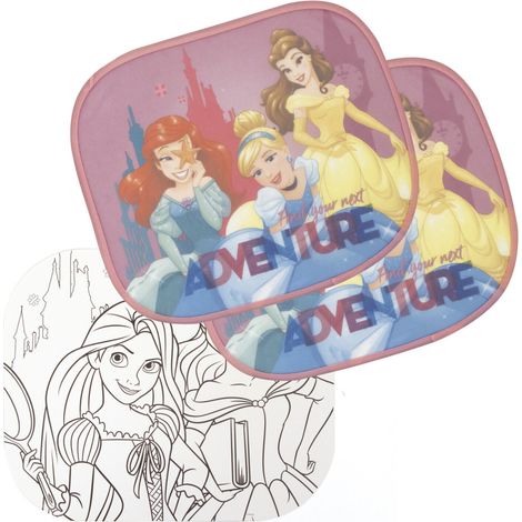 Protecteurs Solaires Pour Fenêtres - 2 unités et Poster à colorier DISNEY-Princess (1/4)