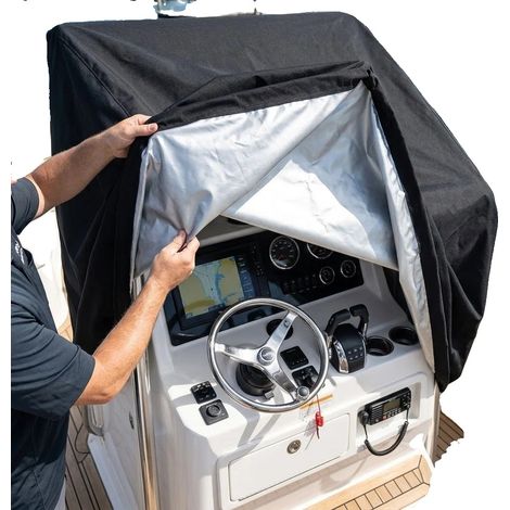 Funda para consola de barco, resistente al agua, protección UV, 925192 cm (1/5)