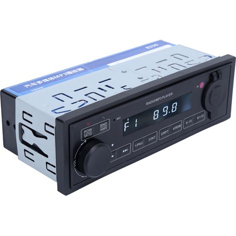 Autoradio Marine MP3 Bluetooth USB Chargeur avec Télécommande pour Bateaux Camping-cars (1/5)