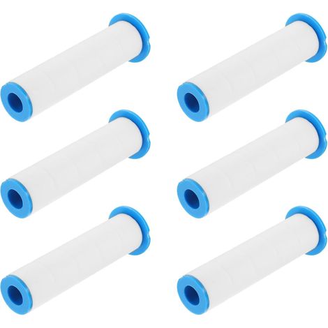 Filtre pour Pommeau De Bain Coton PP 7,5 Cm Lot De 6 Pièces Filtration Eau Potable Usage Salle De Bain Remplaçable Anti-impuretés (1/5)