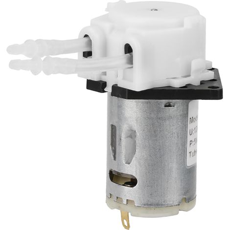 Pompe doseuse 12V à tube péristaltique DIY pour analyse chimique en laboratoire d'aquarium (blanc 24) (1/5)
