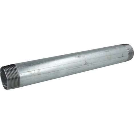 Nipple double galvanisé 1 1/4'' x 300 mm