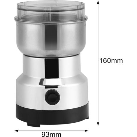 Moulin à café électrique 220 V en acier inoxydable pour la maison ou le bureau (1/5)