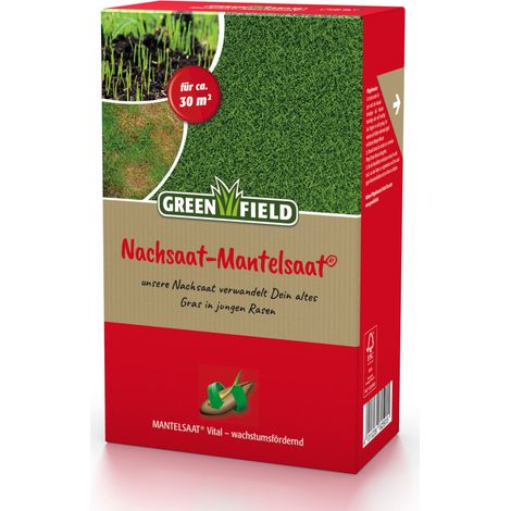 Greenfield Nachsaat-Mantelsaat 0,5 kg - verjüngt den Rasen (1/2)