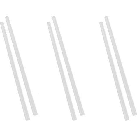 Barre extrudée en acrylique PMMA transparent massif, de forme ronde 3 mm x 250 mm, lot de 6 (AH)WHBYV (1/4)