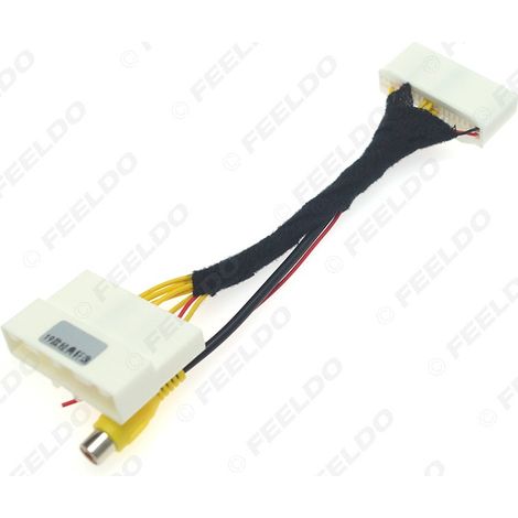 Compatible avec le câble adaptateur de conversion à 360° pour la mise à niveau de l'écran d'origine de la Nissan Classic Sylphy 2019 vers une caméra de recul.
