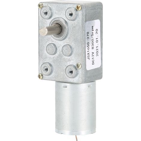 Motoréducteur à vis sans fin Turbo pour ouvre-porte et treuil miniature JX1650-370 DC12V (1/5)