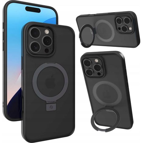 Magnetische Ring-Rückseite mit Ständer für iPhone 16 Pro Max (1/5)