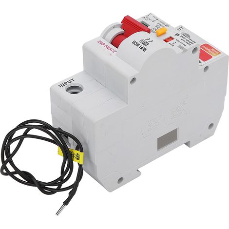 Disjoncteur intelligent Wi-Fi, commande à distance par application mobile PA66-DSM, boîtier ignifugé, 220 V CA (1/5)