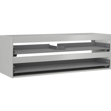 Mexen Box-A Korpus Waschtischunterschrank 140 cm, 2 Schubladen, Grau Matt - 91AX0-1400-470-2-62 (1/5)