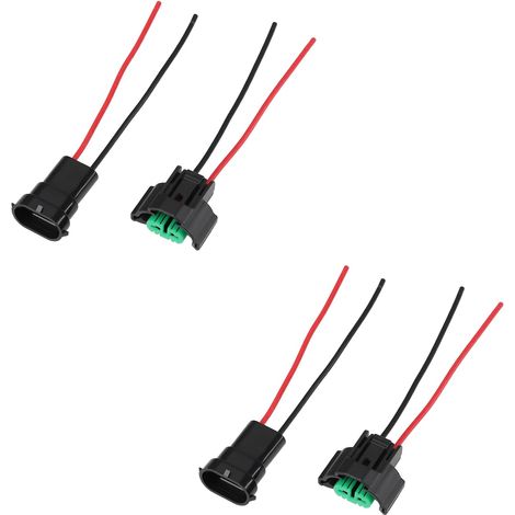 Set of 4 H11 H8 Headlight Sockets, 10cm Beam, Compatible with Toyota, Compatible with Honda (1/5)