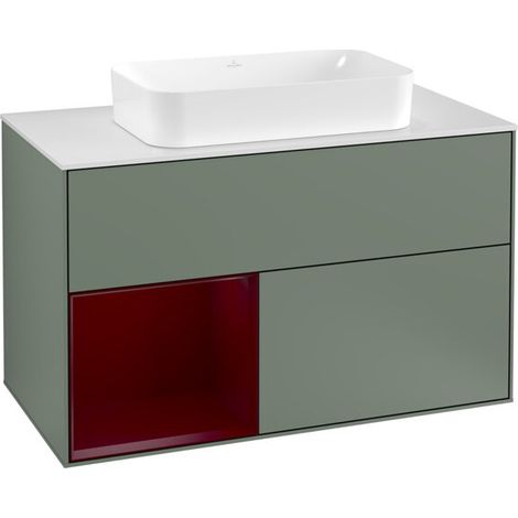 Villeroy & Boch G241HBGM Meuble sous-lavabo Finion G24 (1/2)