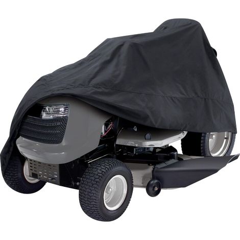 Housse de tondeuse à gazon étanche et résistante pour tracteur d'extérieur Coupe universelle Durable Toutes saisons Météo UV Poussière Résistant à la neige Coupe-vent pour tracteur de jardin (1/5)