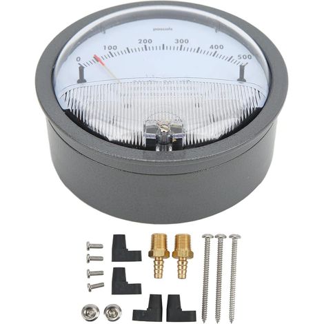 Differenzdruckmanometer, 1/8" NPT, Aluminium, hohe Präzision (1/5)