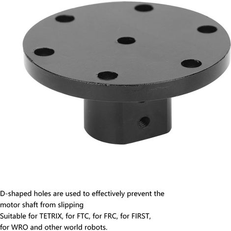 Accouplement moyeu en D pour arbre moteur de roue Mecanum, pièces robotiques industrielles (1/5)