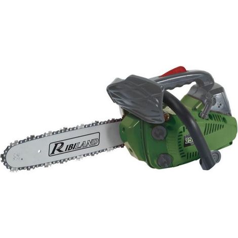 Ribimex – Tronçonneuse thermique 25.4 cc – Moteur 2 temps – Puissance 900 W – Vitesse chaîne 21 m/sec – Lubrification automatique (1/2)