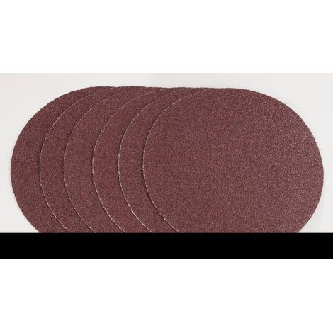 Schleifpapier Set, Durchmesser 125 mm, selbstklebend, 6 Stück (je 2 x K60-K80-K120)